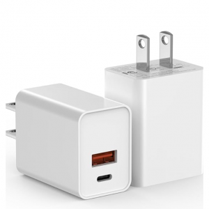 Extra 50% off USB C Wall Charger [2 Pack], 20W Fast Charging Block for Apple Watch Charger @Amazon