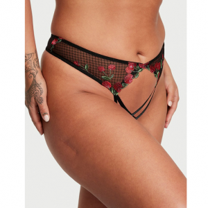 Very Sexy Crotchless Cherry Embroidery 内裤