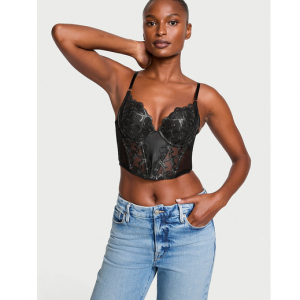 Very Sexy Shimmer Heart Embroidery 胸衣