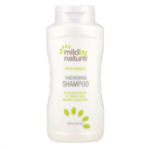 Mild By Nature, Thickening Shampoo, B-Complex + Biotin, Citrus Squeeze, 16 fl oz (473 ml) @ iHerb