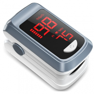 Fingertip Pulse Oximeter Blood Oxygen Saturation Monitor @ Amazon