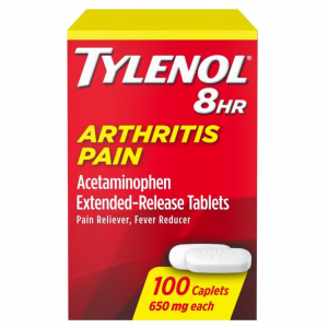 Tylenol 8 Hour Arthritis Pain Tablets with Acetaminophen for Joint Pain, 100 ct @ Amazon