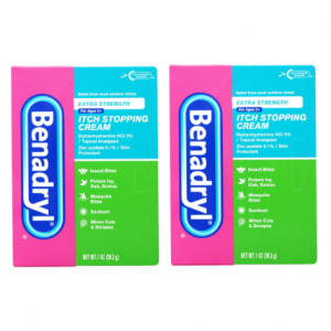 Benadryl 加強版止癢止痛膏 1oz 2支裝 @ Amazon 