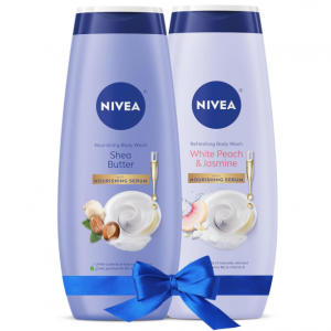 NIVEA Refreshing Body Wash with Nourishing Serum Gift Set @ Amazon