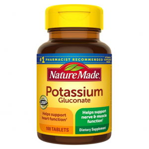 Nature Made Potassium Gluconate 550mg, 100 tablets @ Amazon