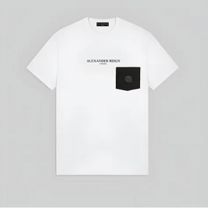 33% Off Alexander Reign Pocket T-shirt in White @ Alexander Reign 