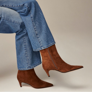 J.Crew New Stevie ankle boots in suede