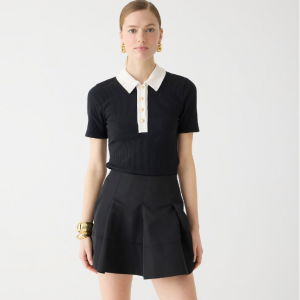 J.Crew Vintage rib polo T-shirt