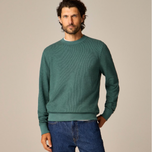 J.Crew Long-sleeve textured sweater-tee