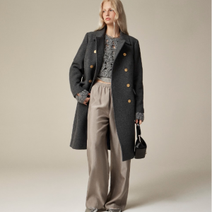 J.Crew Warwick topcoat in Italian stadium-cloth wool blend