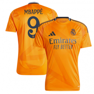 皇马adidas 24/25赛季第三场球衣姆巴佩9号印号