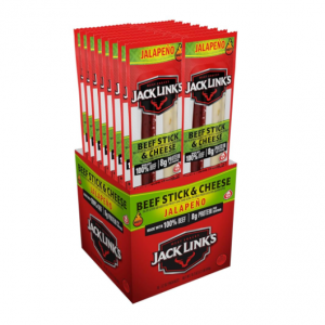 Jack Link’s Jalapeno Beef & Cheese Combo – 8g Protein, 1.2 Oz (Pack of 16) @ Amazon