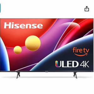 8% off Hisense 75-Inch Class U6HF Series ULED 4K UHD Smart Fire TV (75U6HF, 2024) @Amazon