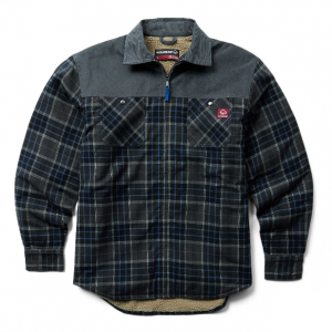Wolverine Men's Marshall II Sherpa Lined Zip 男士格子夾克