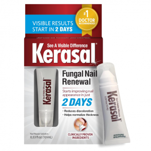 Kerasal Nail Renewal, Restores Appearance of Discolored or Damaged Nails, 0.33 fl oz @ Amazon