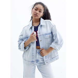 PacSun Light Indigo Relaxed 女士牛仔衣