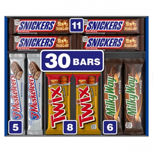 Mars 巧克力糖果棒 多种包装 全尺寸 30包