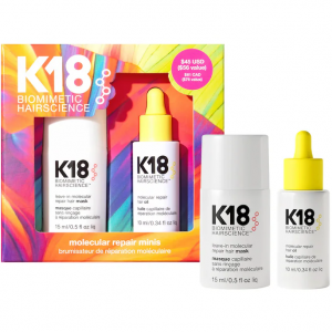 K18 迷你分子修複發膜和發油超值套裝