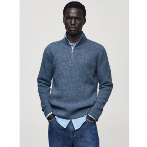 MANGO Perkins-neck 男士针织衫