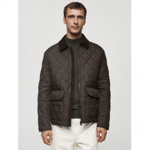 MANGO 男士防水夹克