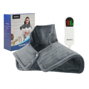 JKMAX Heating Pad for Neck and Shoulders and Back (Grey) @ Amazon