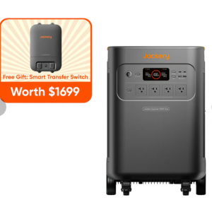 Jackery Explorer 5000 Plus @ Jackery, $1500 OFF & Free smart transfer switch worth $1699