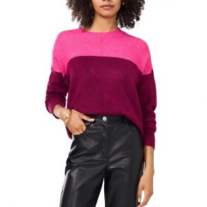 VINCE CAMUTO 拼色针织衫