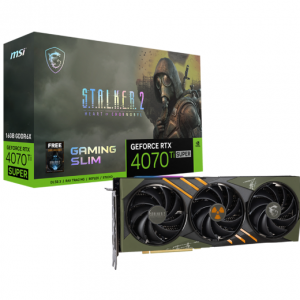 GeForce RTX 4070 Ti SUPER 16G gaming slim stalker 2 edition for $849.99 @MSI