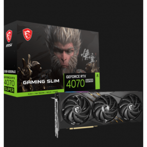 MSI - GeForce RTX 4070 SUPER 12GB黑悟空定制版显卡，现价 $649.99 