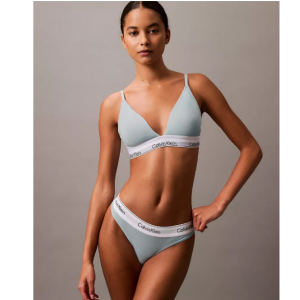 60% Off Modern Cotton Lightly Lined Triangle Bralette @ Calvin Klein