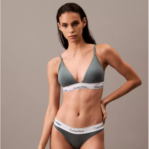 60% Off Modern Cotton Lightly Lined Triangle Bralette @ Calvin Klein Canada