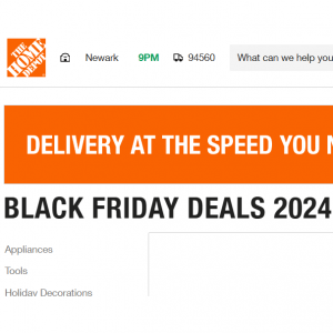 Home Depot 2024 Black Friday Deals Starts 11/6