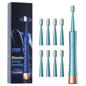 AJELU USB Rechargeable Sonic Electric Toothbrush for Adults, 2 Minutes Timer 5 Modes @ Amazon