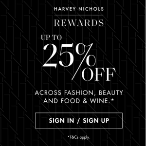 Harvey Nichols Rewards Members - Up to 25% Off Select Fashion Styles 