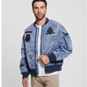 GUESS Ace Twill Flight Jacket