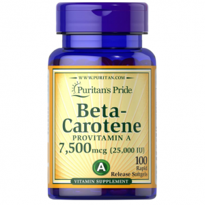 Puritan's Pride Beta Carotene for Immune and Eye Health, 100 Softgels @ Amazon