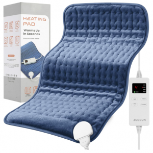 ZUODUN Heating Pad for Back Pain Cramps Relief Skyblue-12.1 x 24.1 Inch @ Amazon