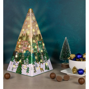 Swiss Milk Chocolate Truffles Holiday Light Up Pyramid Tin for $15.97 @Sam's Club