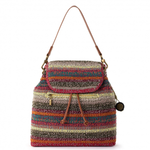 50% Off Sayulita Backpack Striped @ The Sak