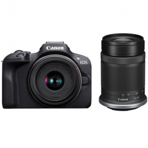 B&H - Canon EOS R100无反相机+18-45mm镜头+ 55-210mm 镜头套装，直降$330 