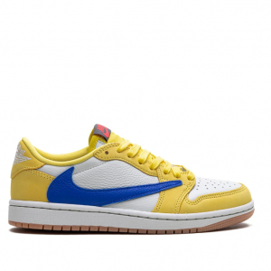 Jordan x Travis Scott Air Jordan 1 Retro Low "Canary" 运动鞋
