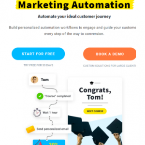 GetResponse的營銷自動化服務Marketing Automation，1000聯係人，6.3折特賣