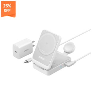 Anker MagGo 无线充电站(可折叠三合一)