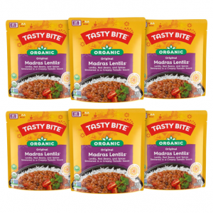 Tasty Bite Organic Madras Lentils, 10 Ounce, Pack of 6 @ Amazon