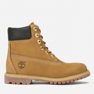 Timberland Women's 6 Inch Nubuck Premium Boots 系带靴