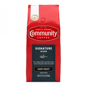 Community Coffee Signature Blend 32 Ounce, Dark Roast Ground Coffee, 32 Ounce Bag @ Amazon