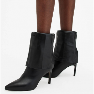 30% Off Odyssey Knee High Folding Leather Boots @ AllSaints UK