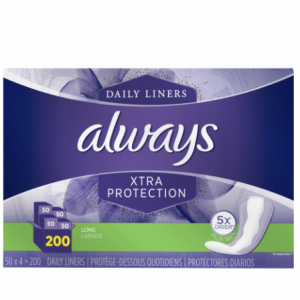 Always Xtra Protection 护垫 200 片