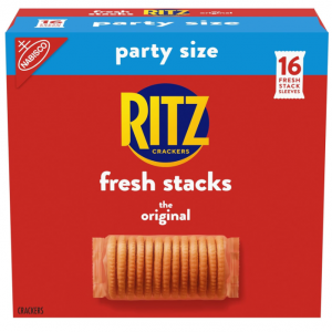 RITZ Fresh Stacks Original Crackers, Party Size, 23.7 oz (16 Stacks) @ Amazon