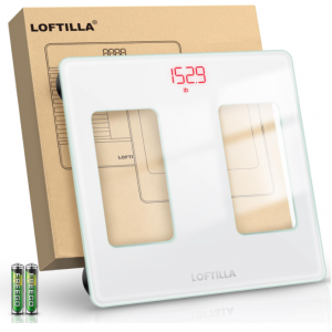 LOFTILLA Bathroom Scale for Body Weight, 400lb @ Amazon